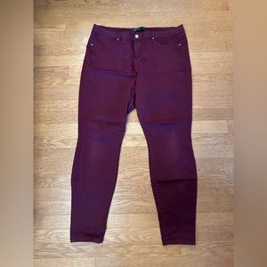 Maroon jegging